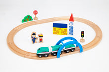 画像をギャラリービューアに読み込む, moku TRAIN はじめての木製電車セット