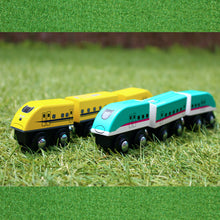 画像をギャラリービューアに読み込む, moku TRAIN 木製電車とレールセット(スタックストーお片付けBOX)
